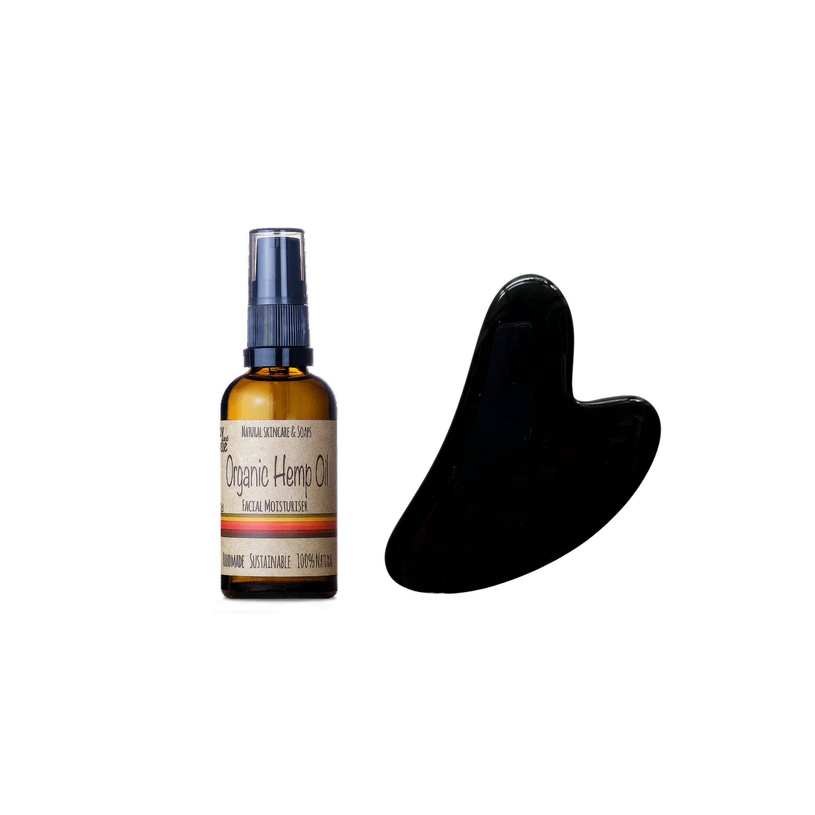 Glow & Sculpt Bundle: Gua - Sha & Hemp Oil Harmony