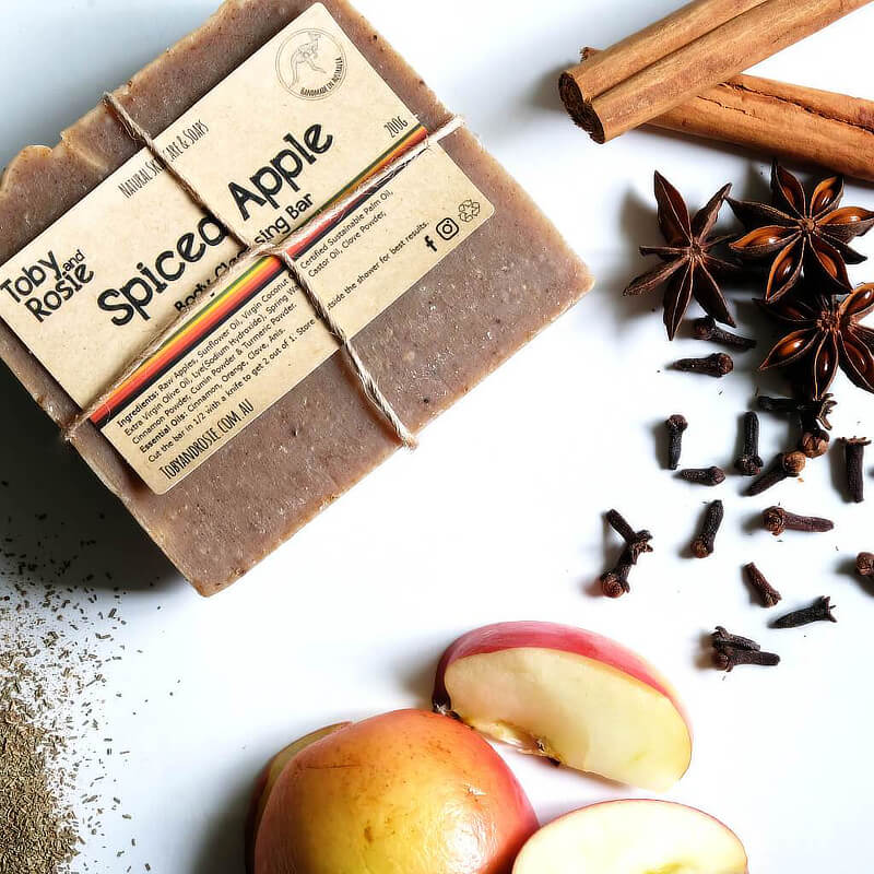 Spiced Apple Handmade Soap Zero Waste